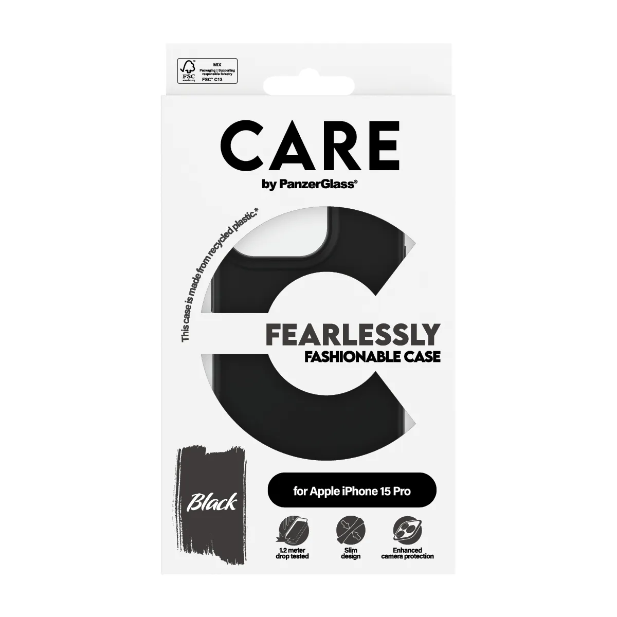 PanzerGlass CARE™ by PanzerGlass® Case Black iPhone 15 Pro 1430 Thumbnail 5