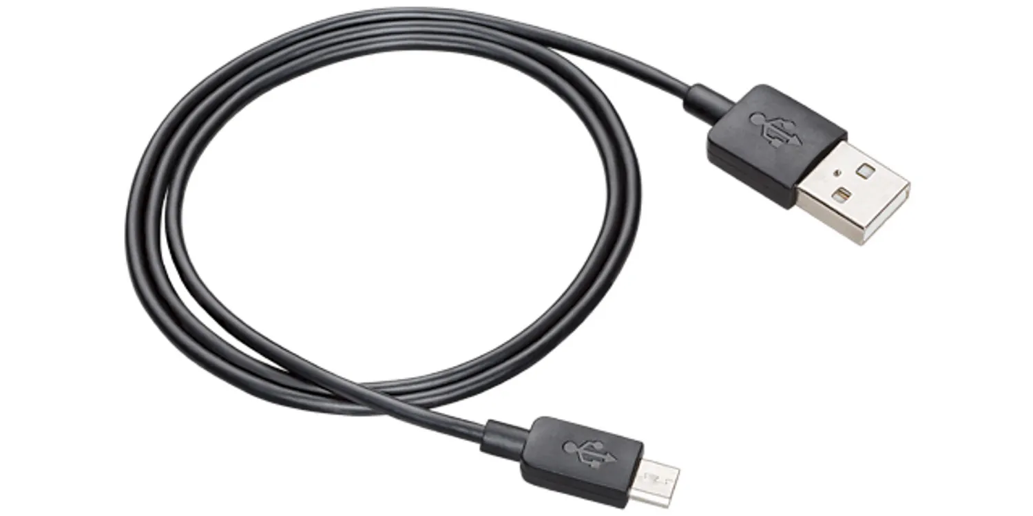 HP Poly Trio USB-A - Micro USB Kablosu (1,2 m) 85X06AA Telefon Yedek Parçaları