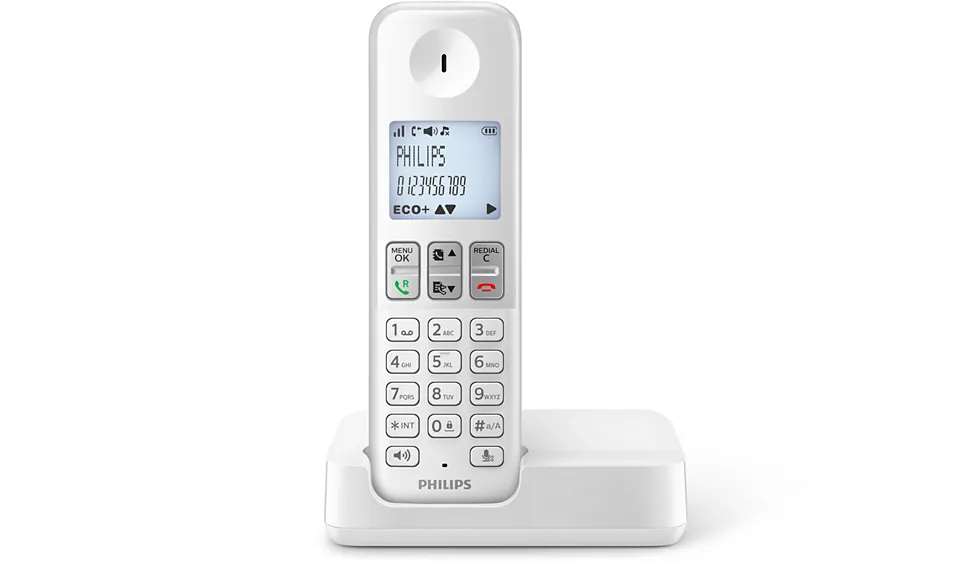 Philips D2501W/34 Telephones