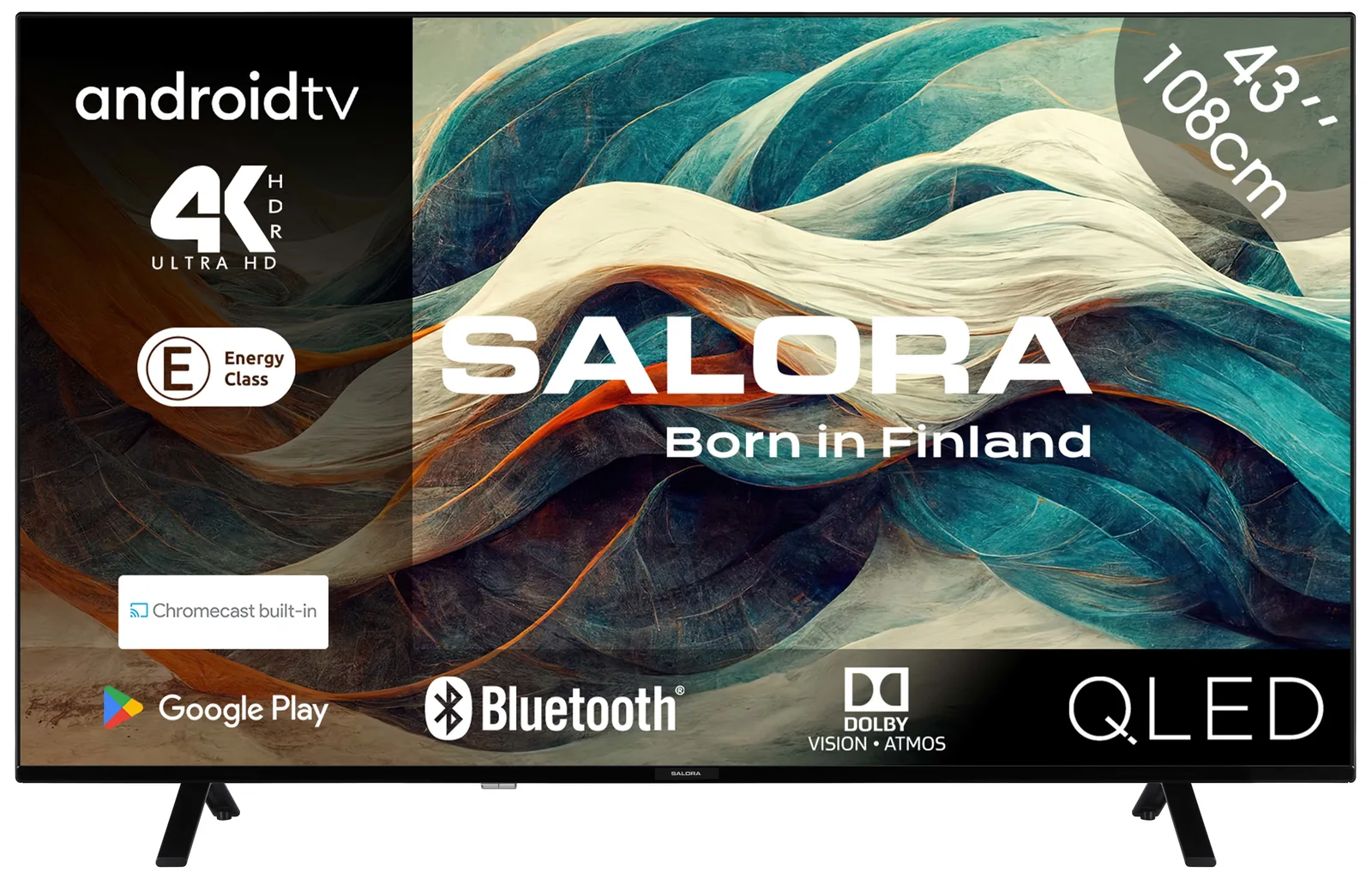 Salora 43QLED320 43 inç 4K Ultra HD TV Televizyon (TV)