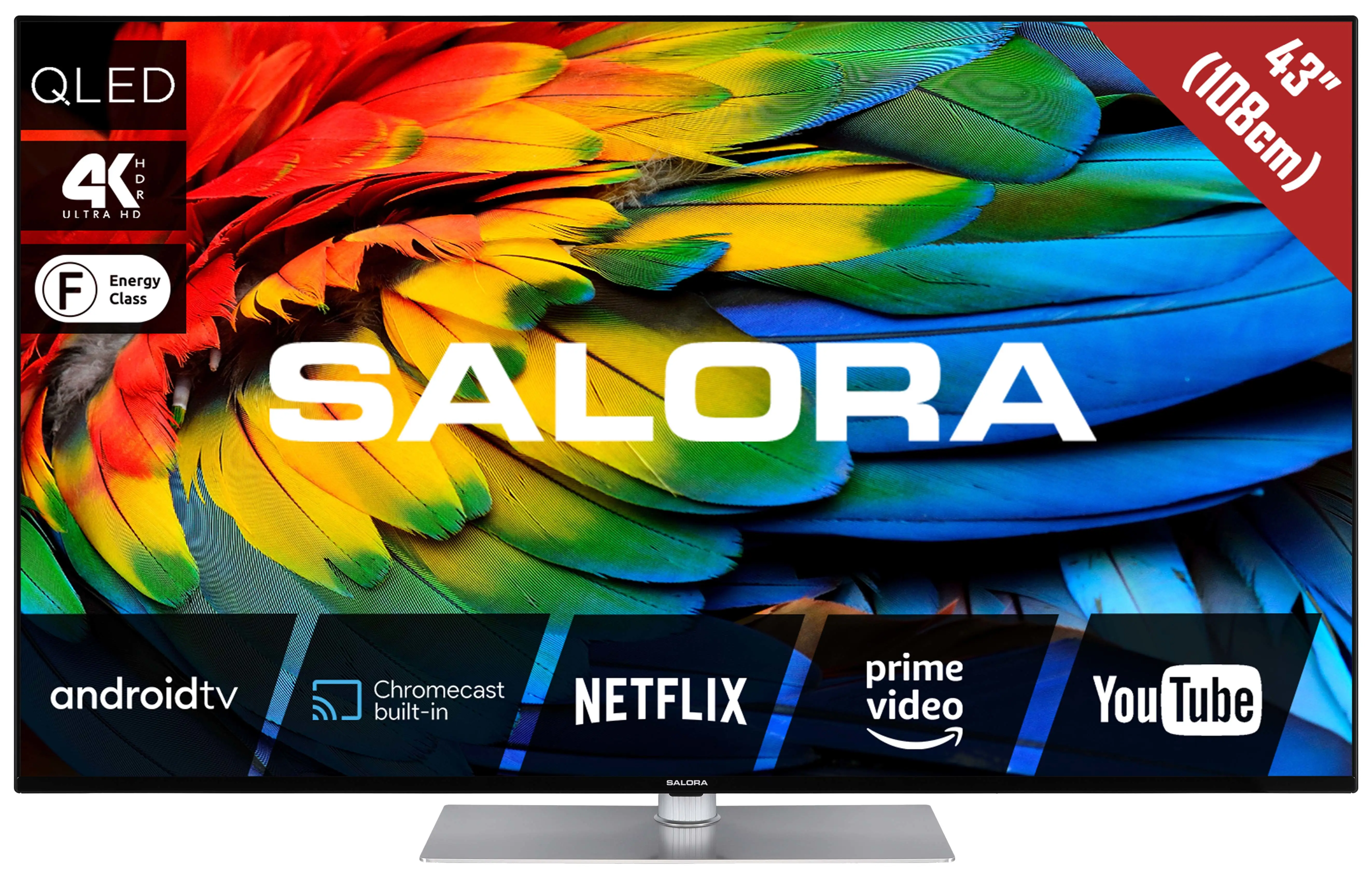 Salora 43QLED440A 43 inç 4K Ultra HD TV Televizyon (TV)