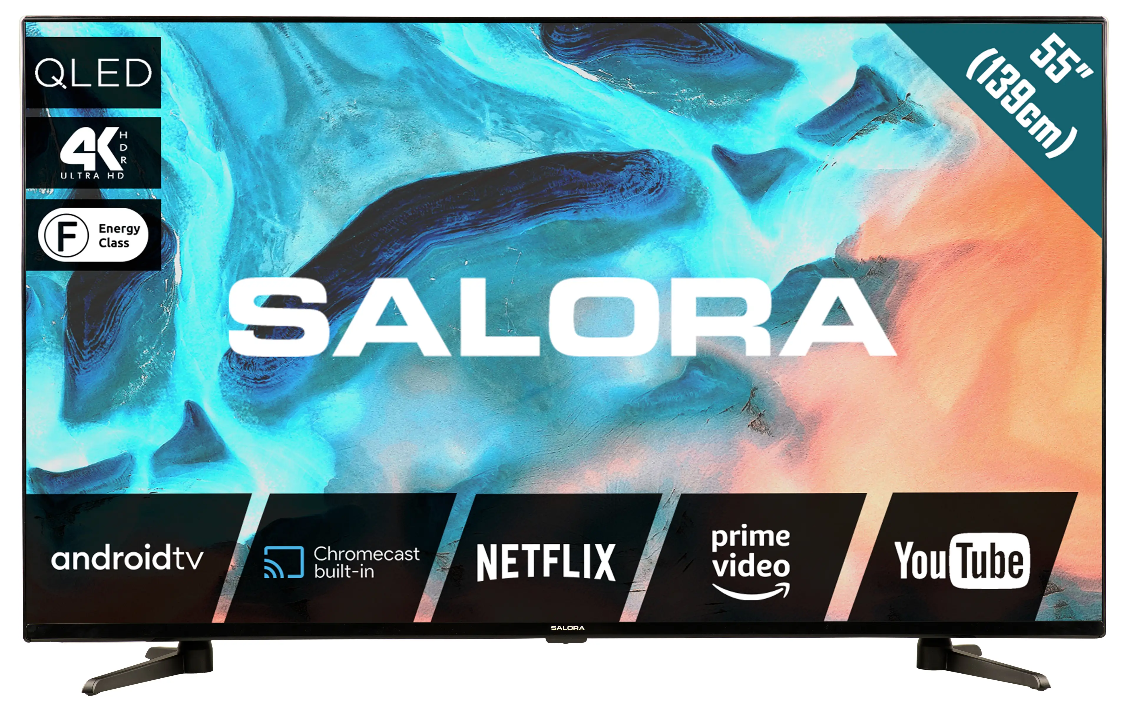 Salora 55QLED220A 55 inç 4K Ultra HD TV Televizyon (TV)