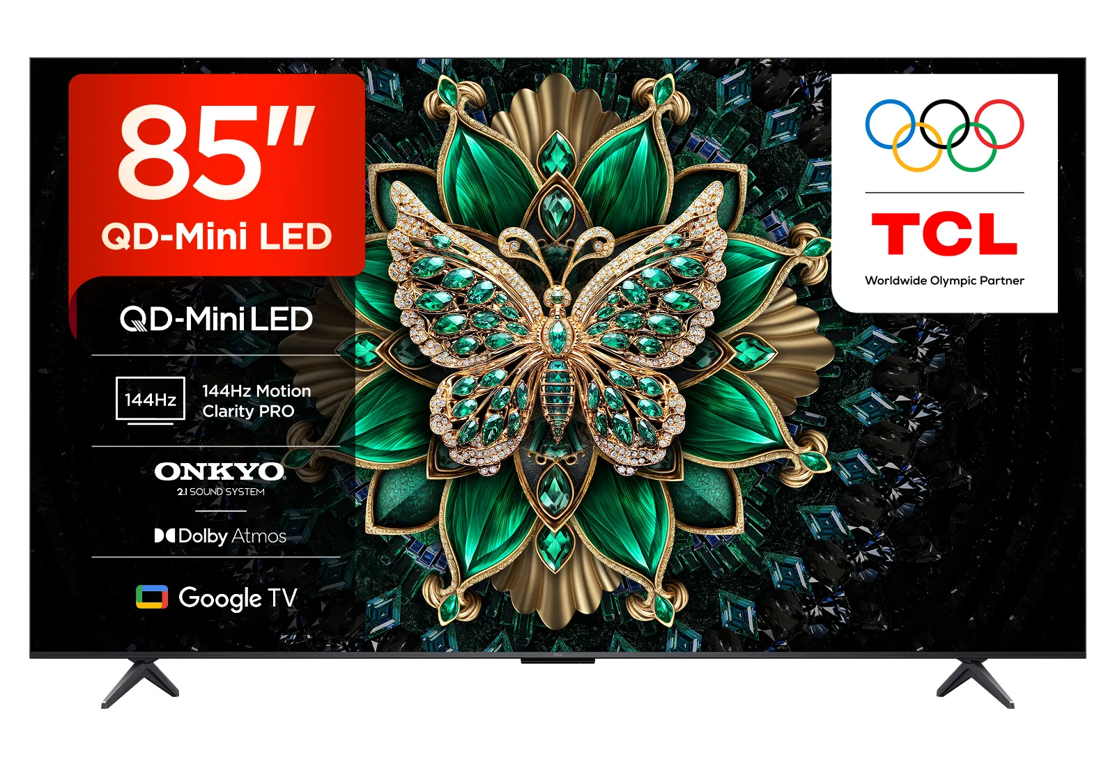 TCL 85C6K-UK 85 inç 144Hz 4K Ultra HD QLED TV Televizyon (TV)