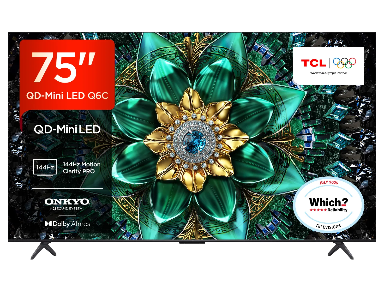 TCL 75Q6C-UK 75 inç 4K Ultra HD TV Televizyon (TV)