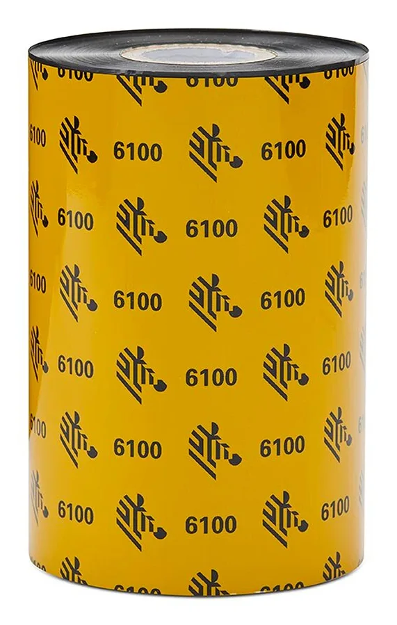 Zebra 6100 Wax/Resin 06100ZD25707 Termal Şeritle