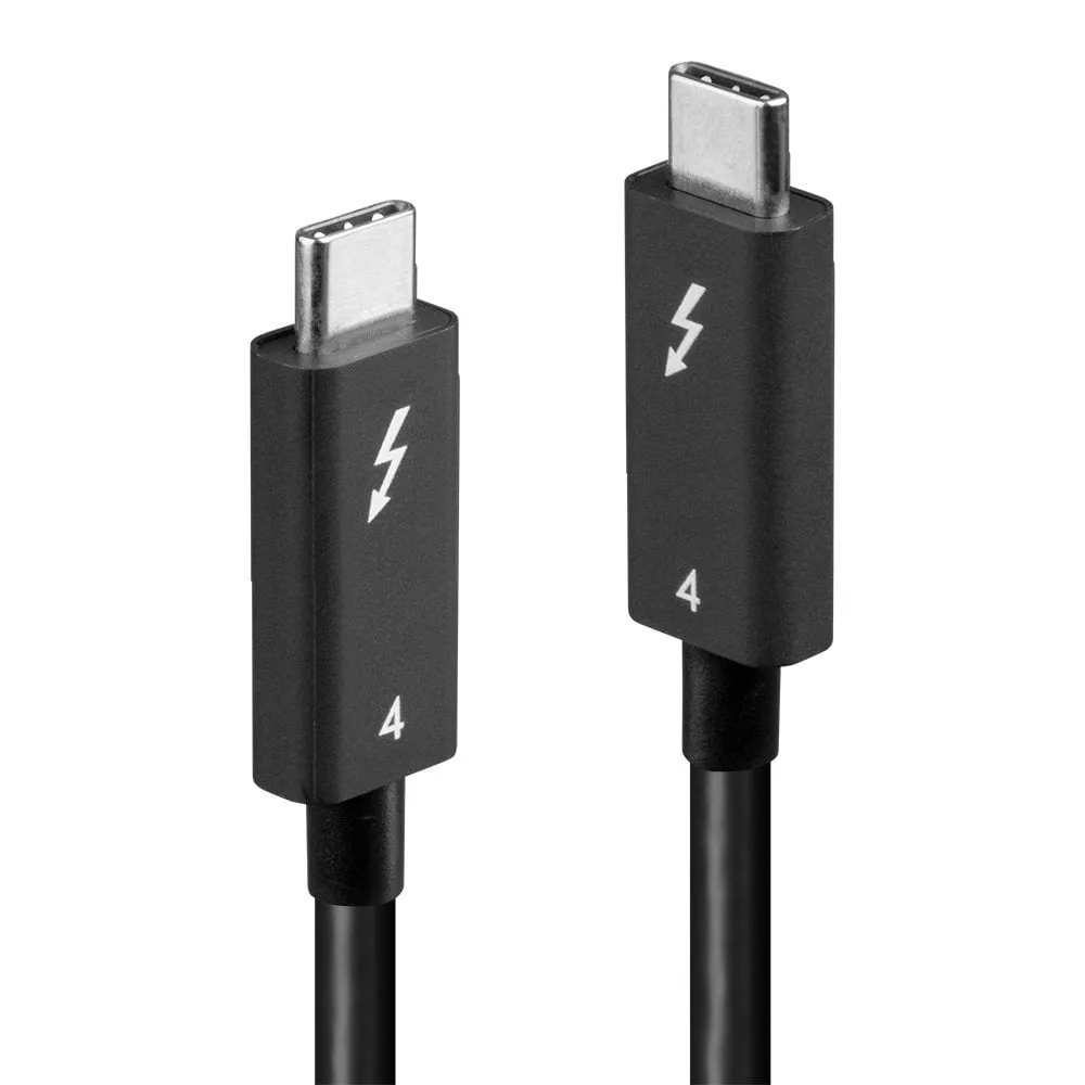 Lindy 2m Thunderbolt 4 Cable, 40Gbps, active 31121 Thunderbolt Cables
