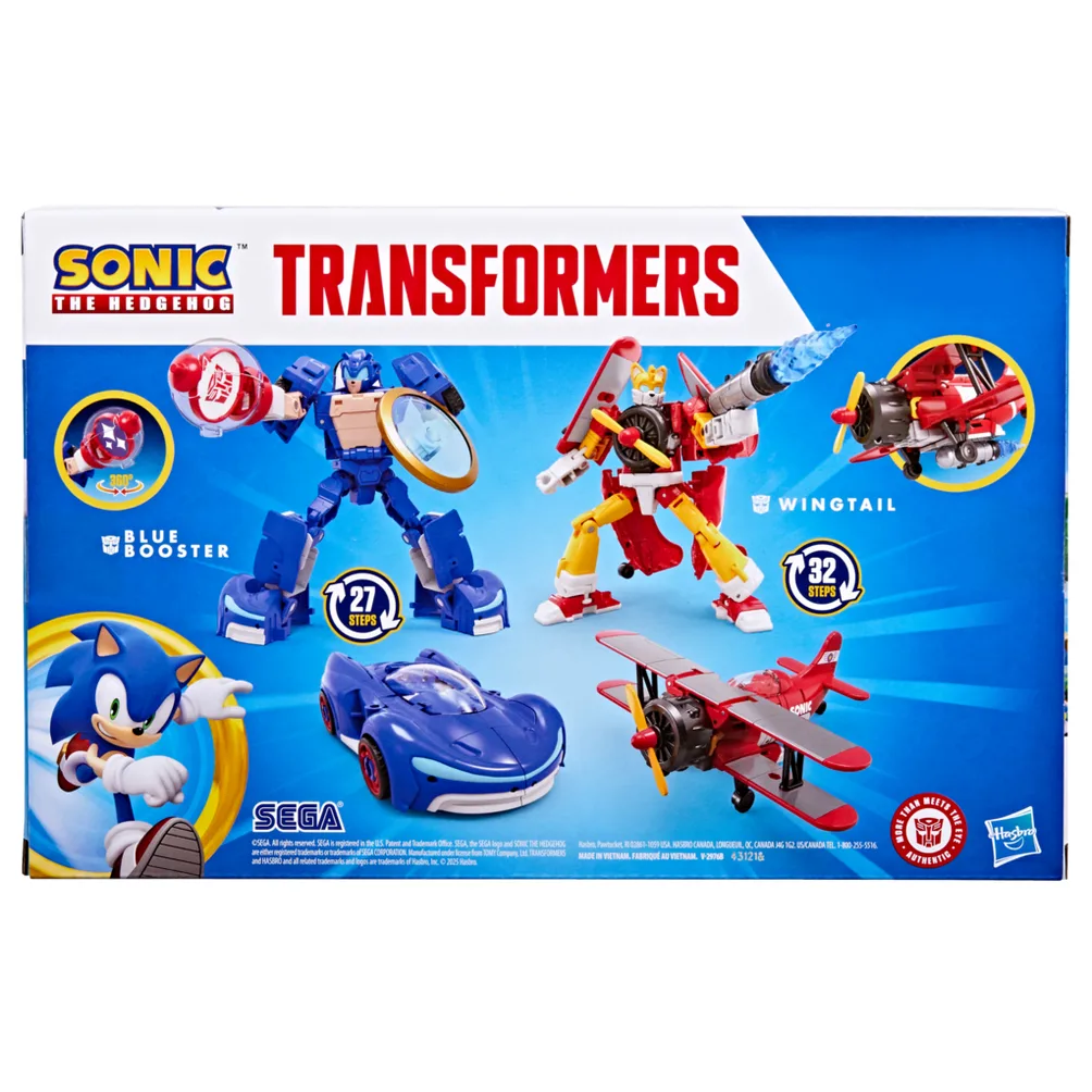 Hasbro Collaborative Sonic the Hedgehog x Transformers Wingtail & Blue G07135L0 Thumbnail 7