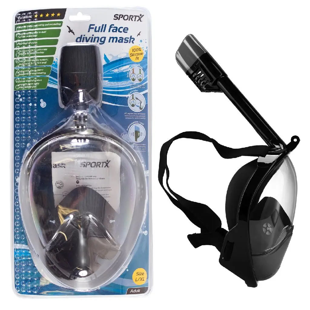 SportX 2000017 Tüplü Dalış Maskeleri
