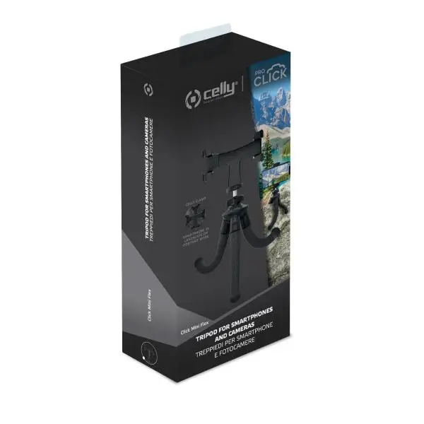 Celly FLEXIBLE MINI TRIPOD BK CLICKMINIFLEXBK Thumbnail 5