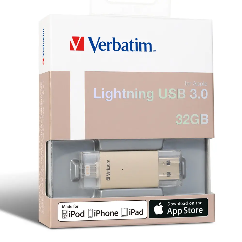 Verbatim Lightning USB 3.0 32 GB 65078 3.2 Flash Bellek Thumbnail 2