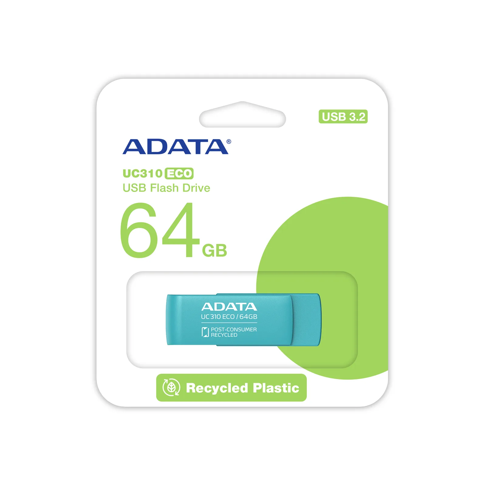 ADATA UC310 ECO UC310E-64G-RGN 64 GB USB 3.2 Flash Bellek USB Bellek