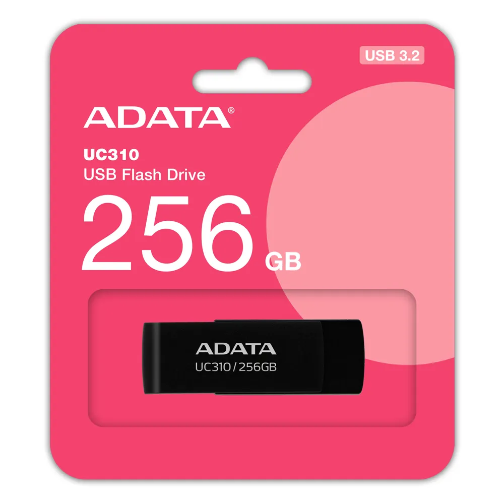 ADATA UC310-256G-RBK 256 GB USB 3.2 Flash Bellek USB Bellek