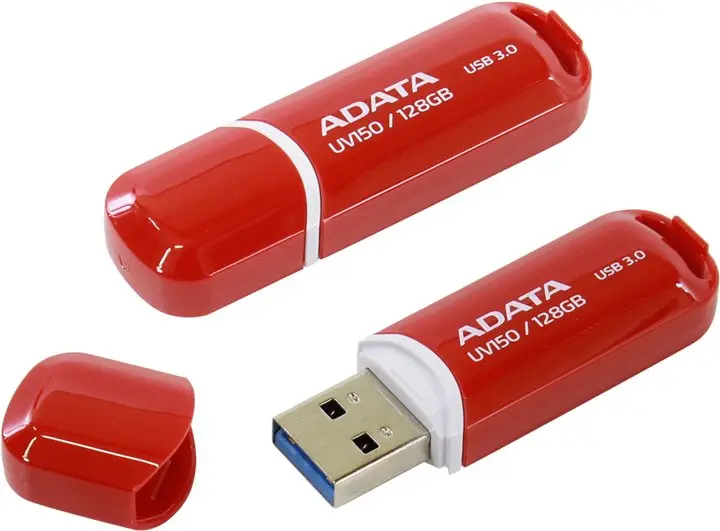 ADATA UV150 128 GB AUV150-128G-RRD USB 3.2 Flash Bellek