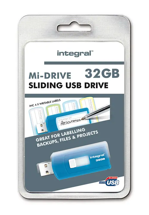 Integral INFD4GBMIDRVLAB 4 GB USB 2.0 Flash Bellek USB Bellek