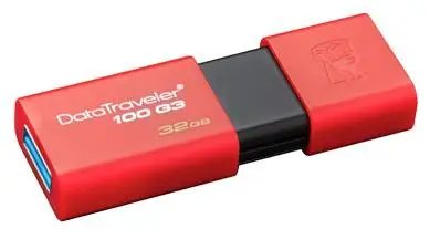 Kingston Technology 100 G3 32 GB KC-U7132-6UR USB 3.2 Flash Bellek