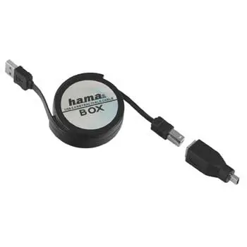 Hama 34049 00034049 USB A to USB B (1 m) USB Kablosu USB Cihaz