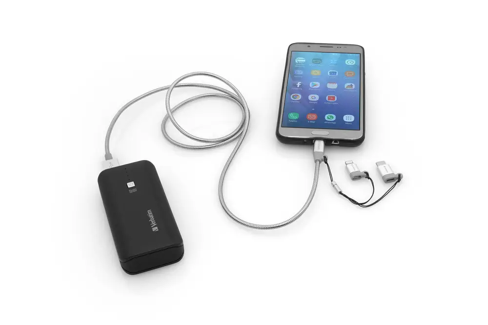Verbatim 48870 USB A to Micro-USB B (1 m) USB Kablosu Thumbnail 5