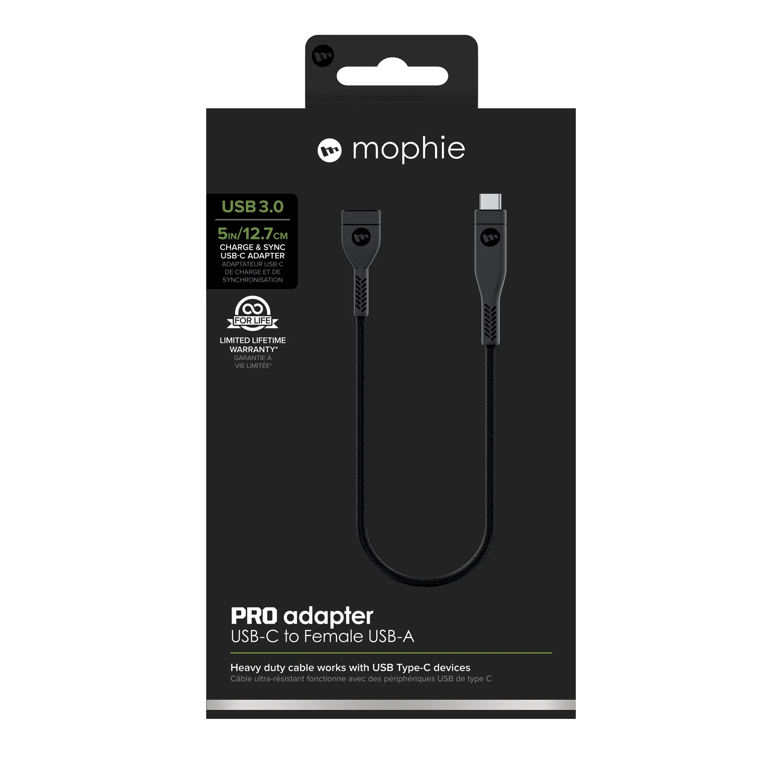 ZAGG PRO 3621 USB A to USB C (0,127 m) USB Kablosu Thumbnail 1