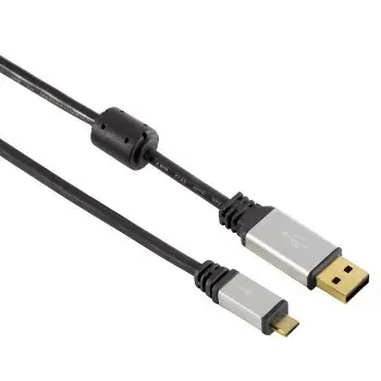 Hama 1.8m USB - MicroUSB 00053748 USB Cihaz