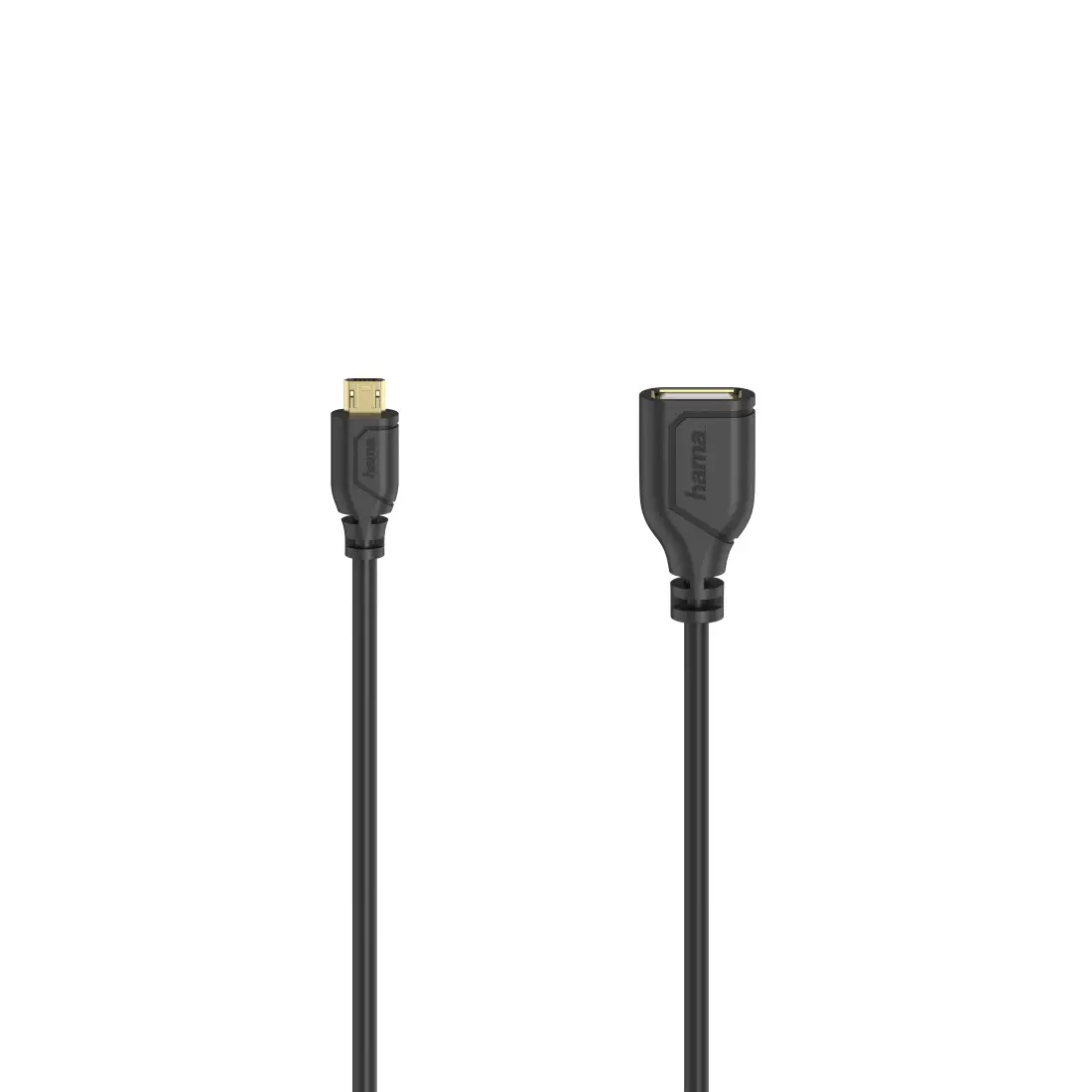 Hama Flexi-Slim 00200613 Micro-USB A to USB A (0,15 m) USB Kablosu