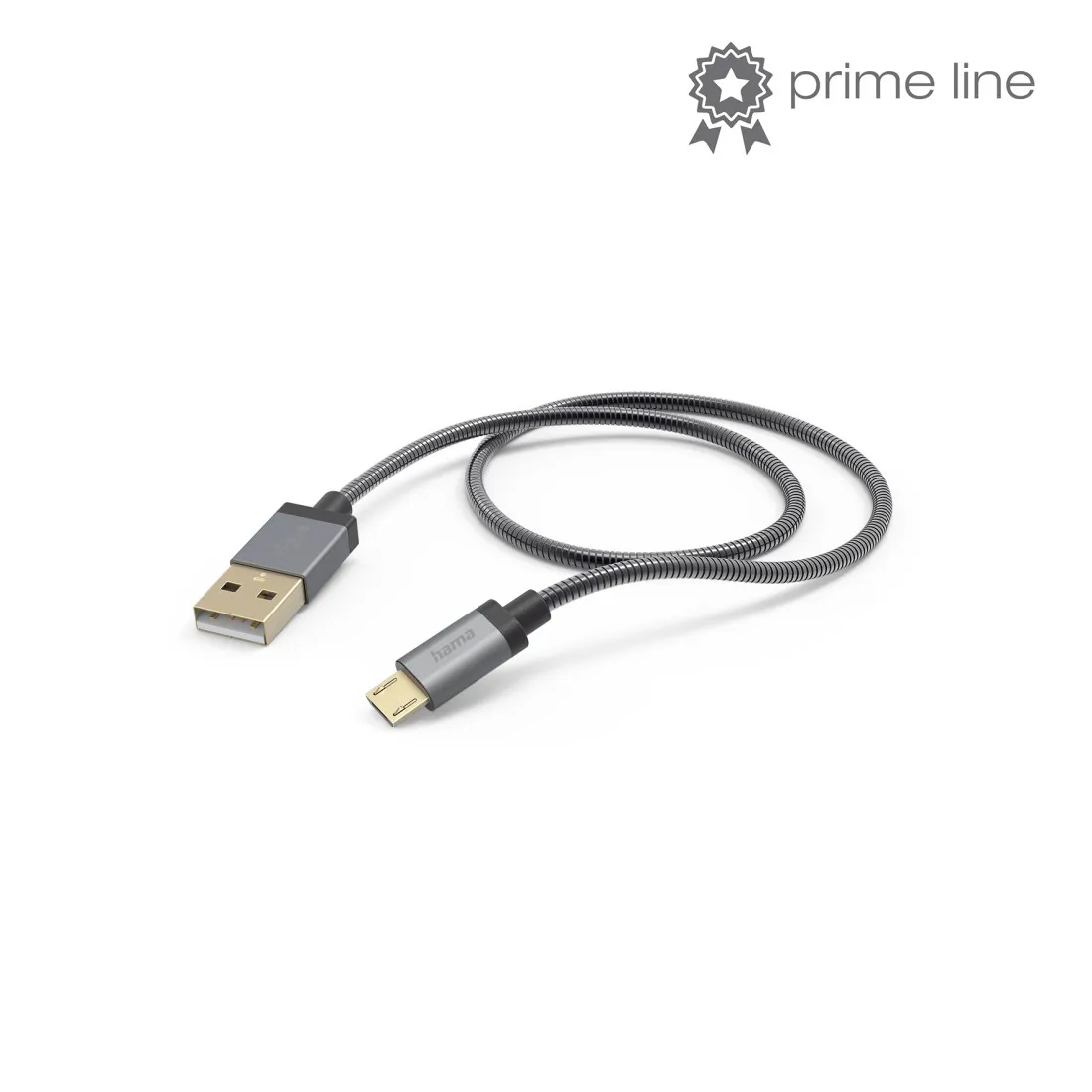 Hama Metal 00201549 USB A to Micro-USB B (1,5 m) USB Kablosu