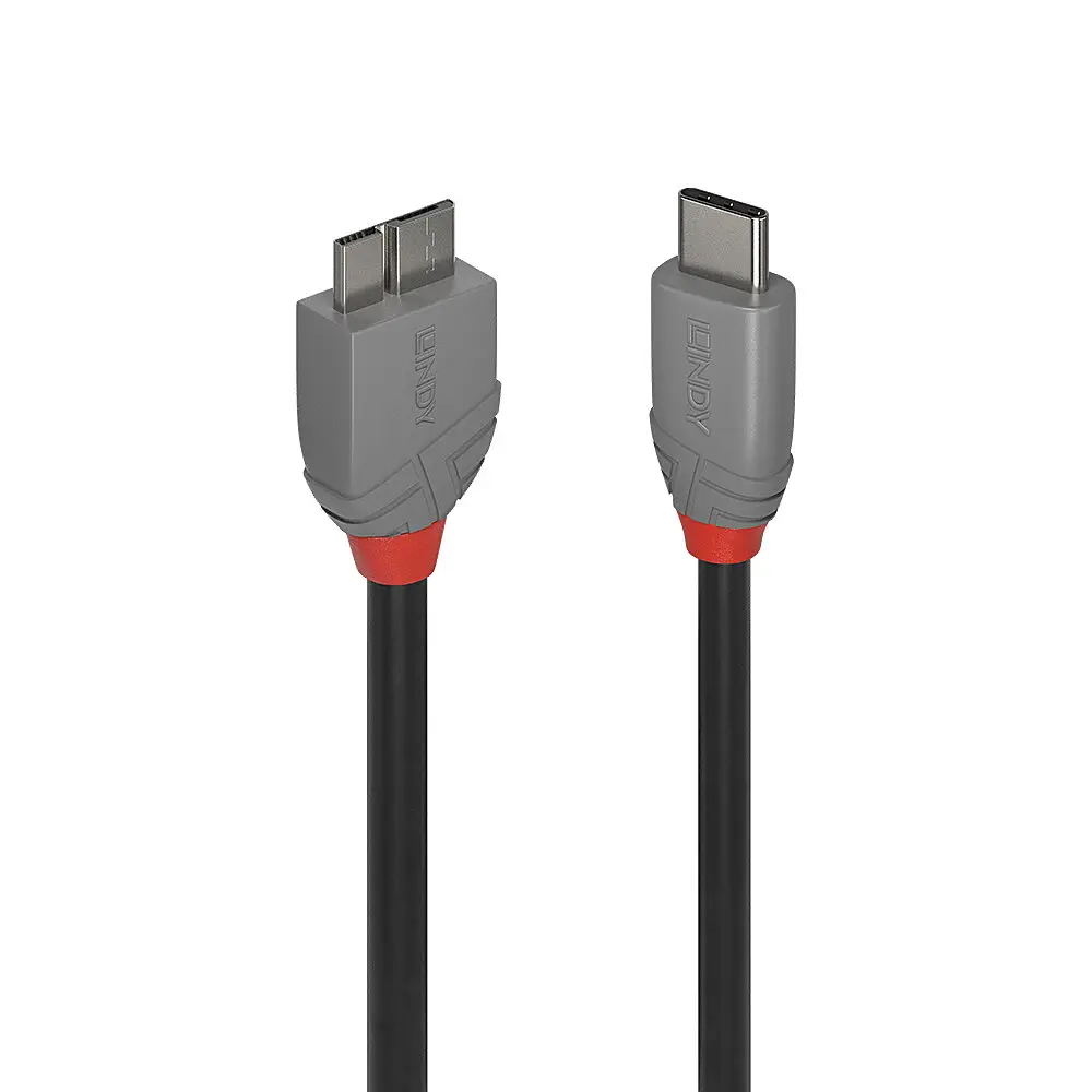 Lindy 36620 USB C to Micro-USB B (0,5 m) USB Kablosu