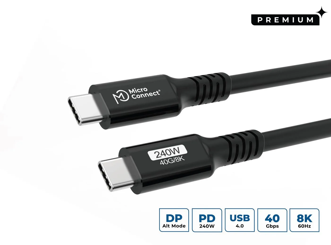 Microconnect USB4CC3-240W USB C to USB C (3 m) USB Kablosu USB Cihaz