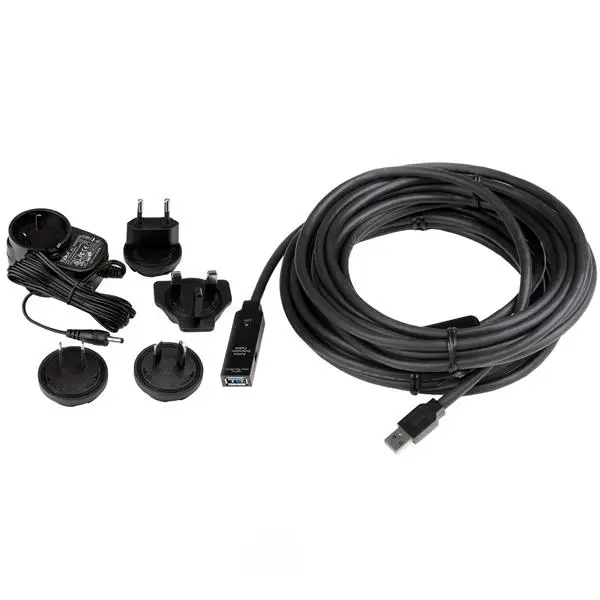 StarTech.com 10m USB 3.0 (5Gbps) Active Extension Cable - M/F - TAA USB3AAEXT10M Thumbnail 5