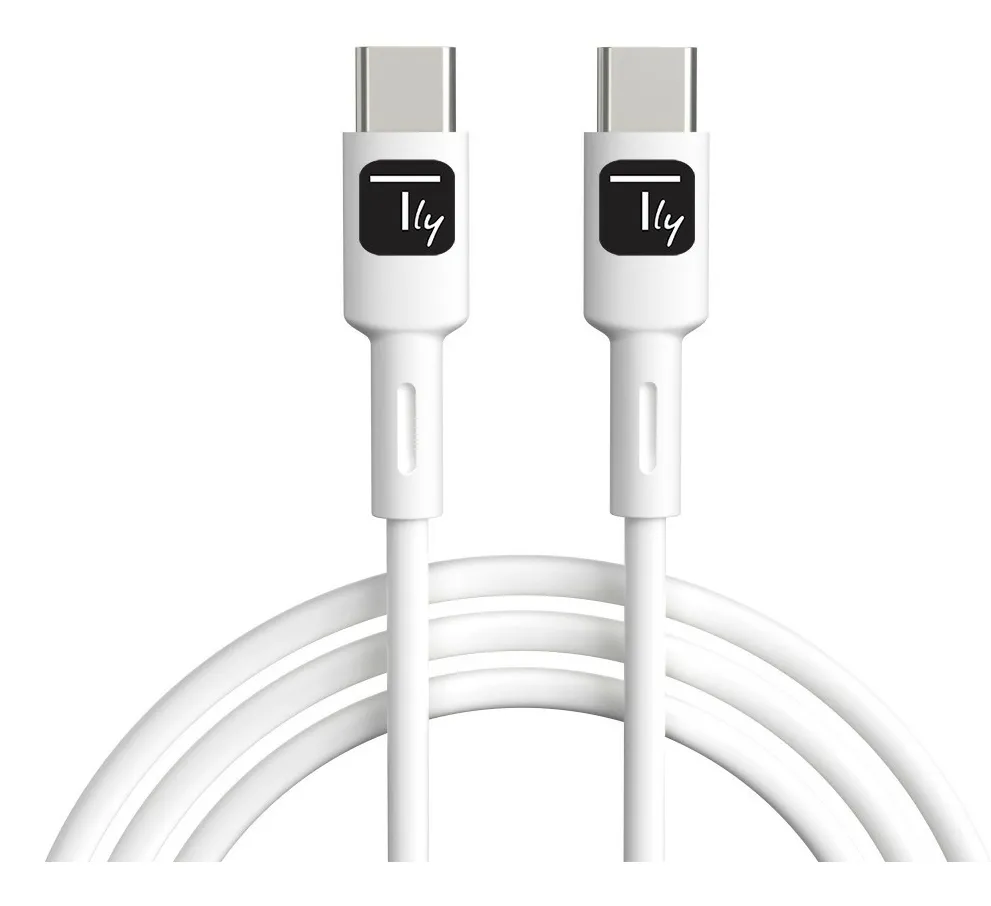 Techly ICOC-MUSB20-C60W1 USB C to USB C (1 m) USB Kablosu USB Cihaz