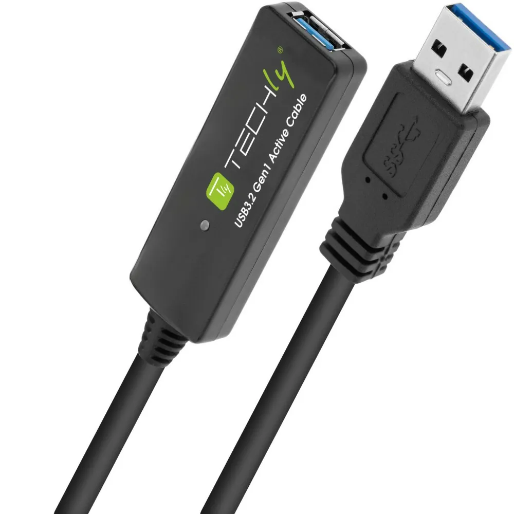 Techly ICUR30100G USB A to USB A (10 m) USB Kablosu USB Cihaz