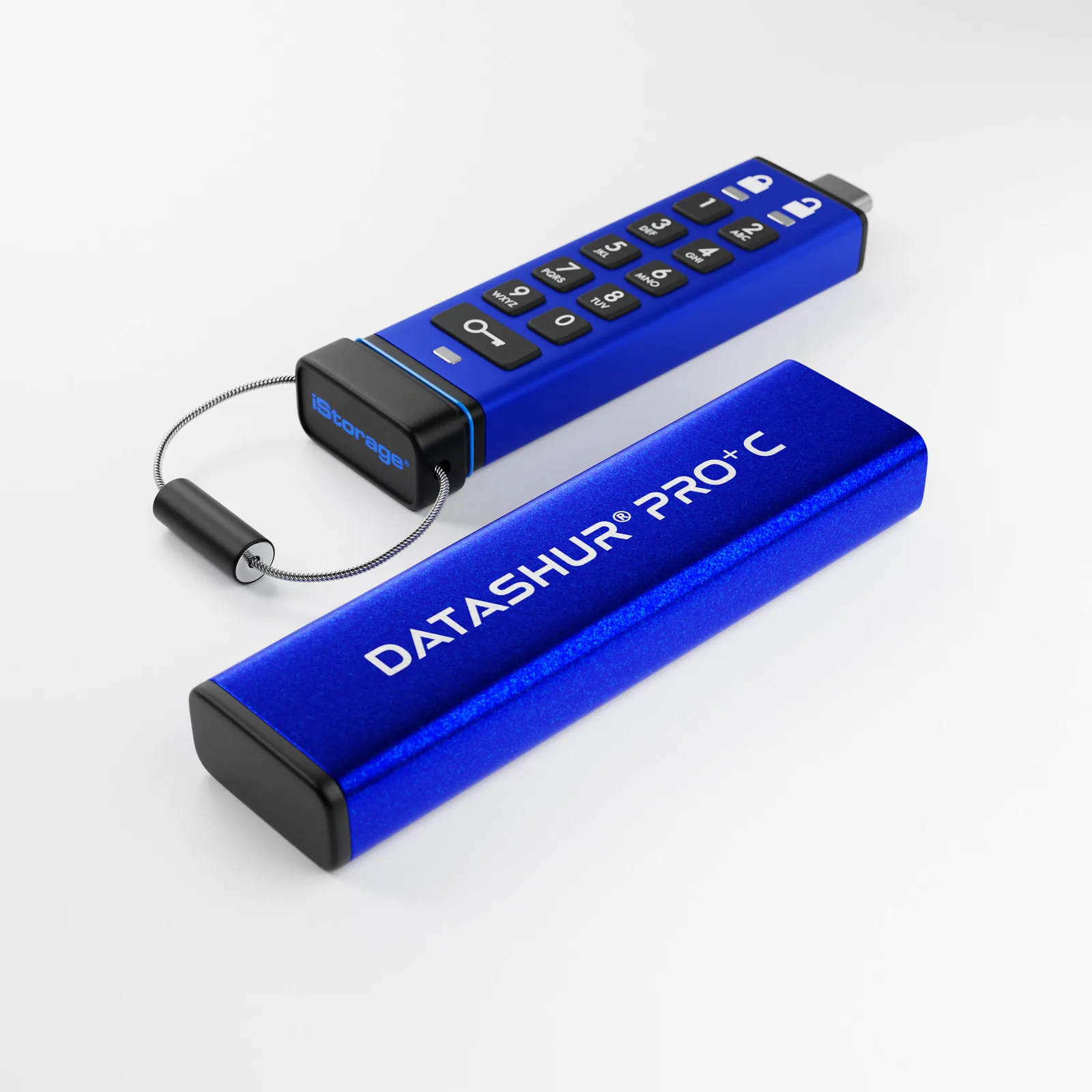 iStorage datAshur PRO+C IS-FL-DA3C-256-128 128 GB Type-C USB 3.2 310 MB/s Flash Bellek USB Flash Sürücüleri
