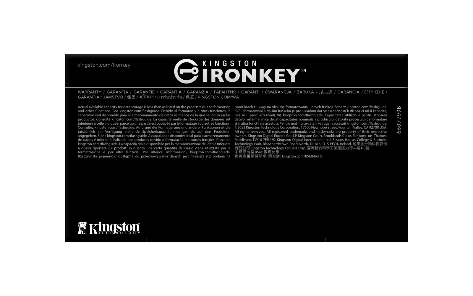 Kingston Technology IronKey D500S IKD500SM/64GB 64 GB USB 3.2 260 MB/s Flash Bellek Thumbnail 6
