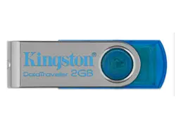 Kingston Technology USB Flash Drive 2 GB USB 2.0 DT101C/2GB/KIT USB Flash Sürücüleri