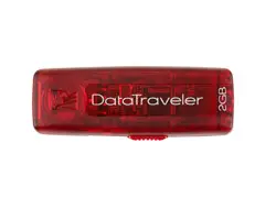Kingston Technology USB Flash Drive 2 GB USB 2.0 DT100R/2GB/KIT USB Flash Sürücüleri