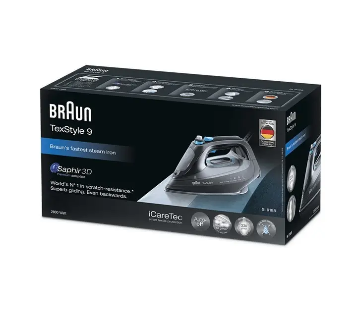 Braun TexStyle 9 SI 9188 E BK 2800 W 0127404006 Thumbnail 3