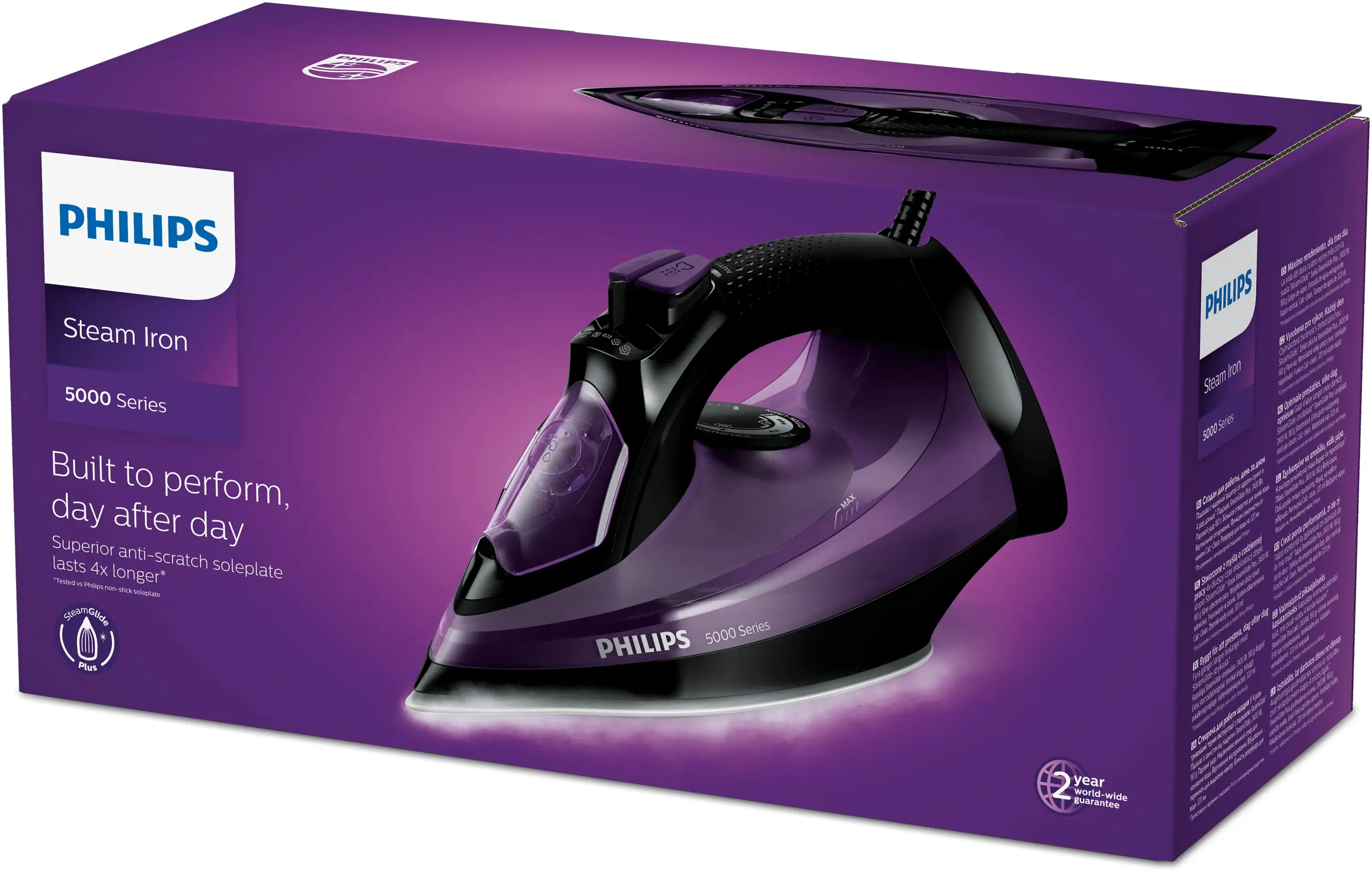 Philips 5000 Serisi DST5030/80 Buharlı ütü Thumbnail 3