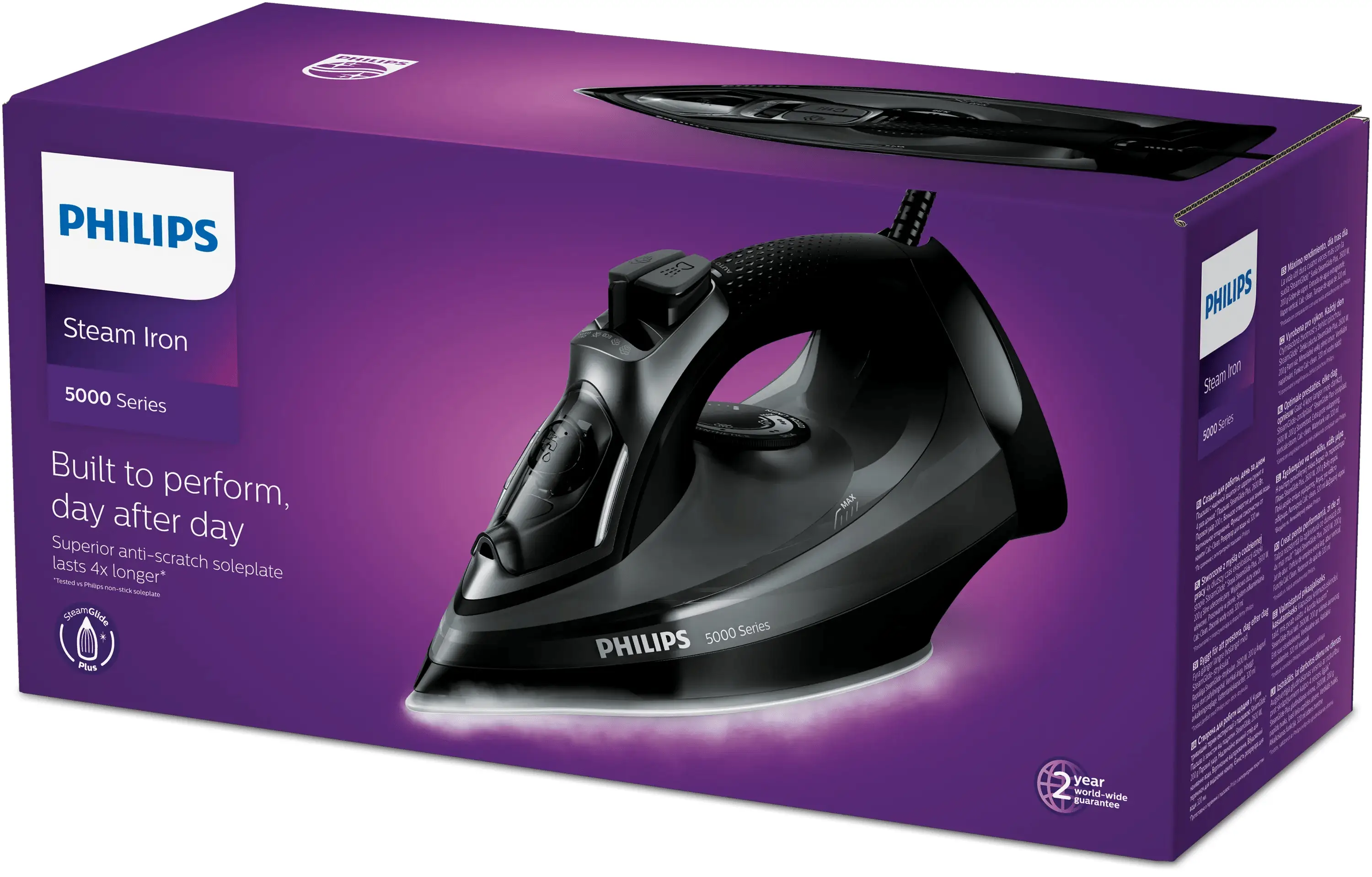 Philips 5000 Serisi DST5040/80 Buharlı ütü Thumbnail 4
