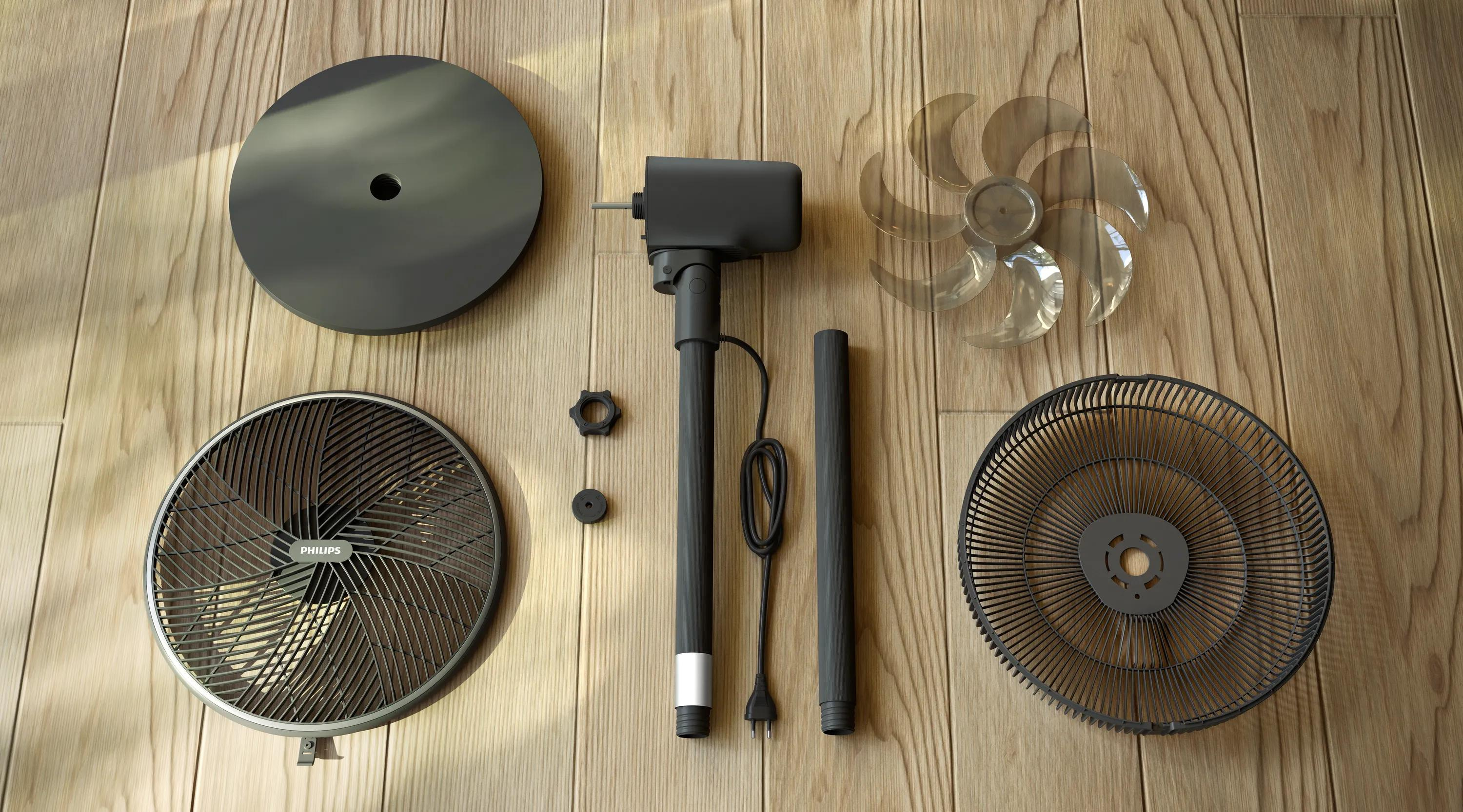 Philips Ayaklı Fan 3000 Serisi CX3550/01 Thumbnail 3