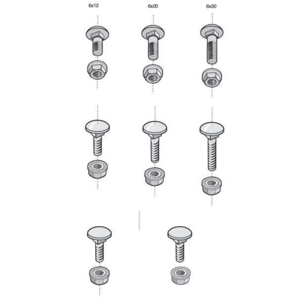 Legrand 801001 Vidalar & Civat