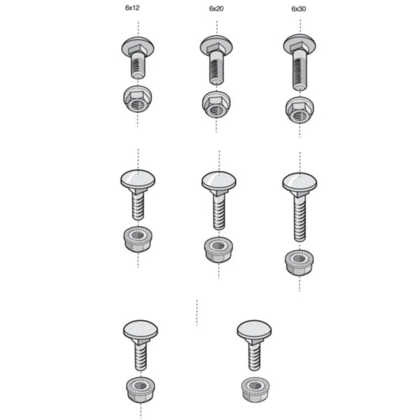 Legrand 801018 Vidalar & Civat