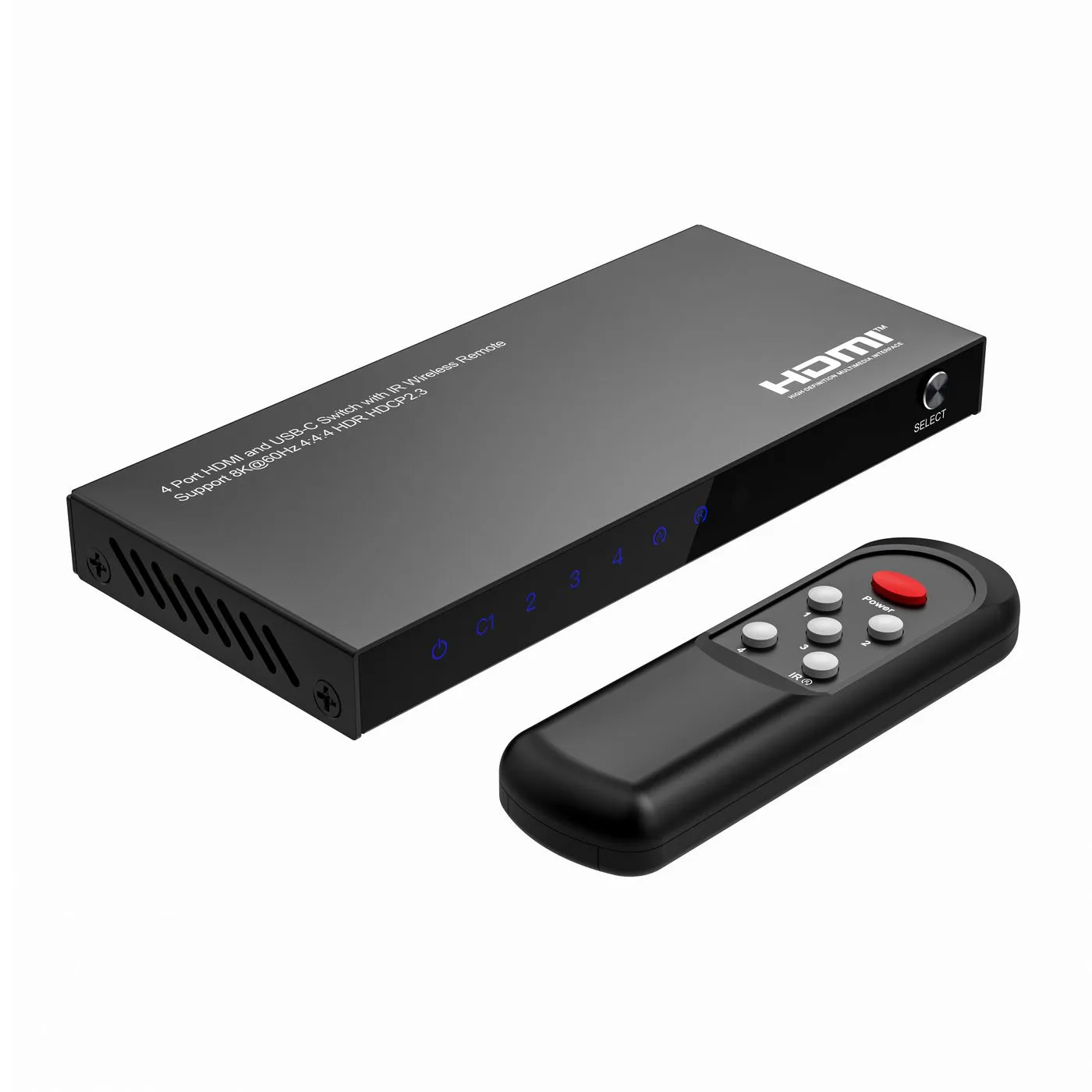 Microconnect MC-USBCHDMISWITCH0401-8K Video Açma Düğmeleri