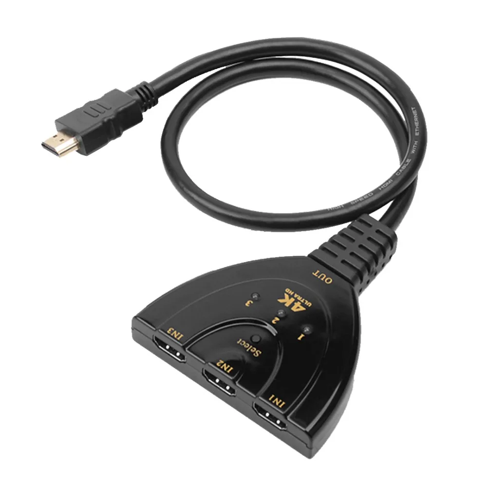 Techly IDATA HDMI-3F30 Video Açma Düğmeleri