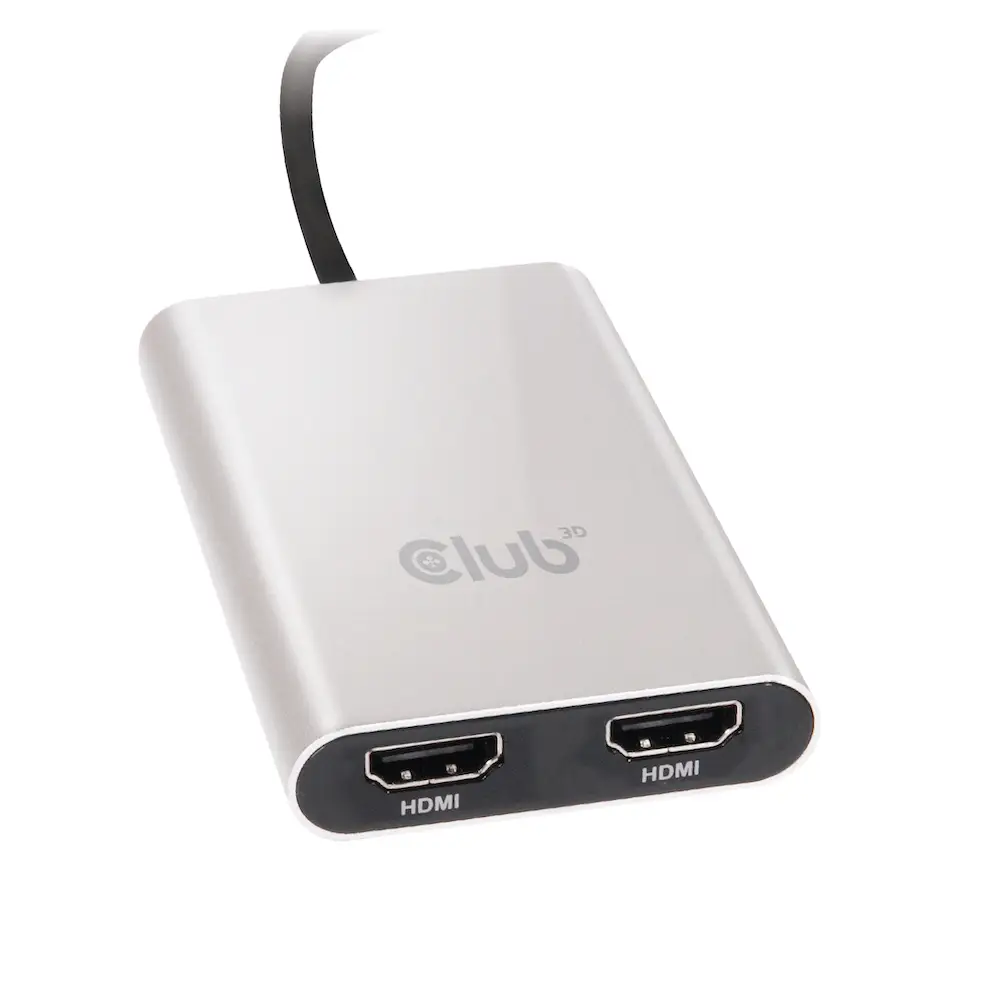 CLUB3D Thunderbolt 3 to Dual HDMI 2.0 Adapter CSV-1574 Thumbnail 1
