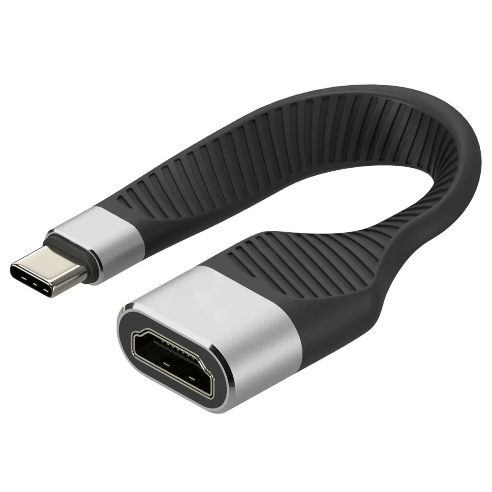 Techly ICOC-USBC-FL-HD4K Video Kablo Adaptörleri