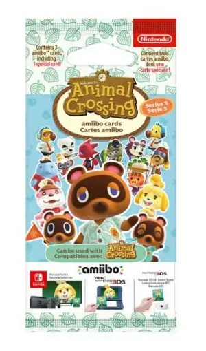 Nintendo Amiibo Carte Animal Crossing Serie 5 10005001 Video Oyunu Aksesuvarları