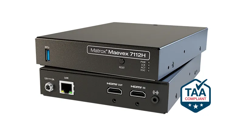 Matrox MVX-E7112H-1 Video Sunucuları