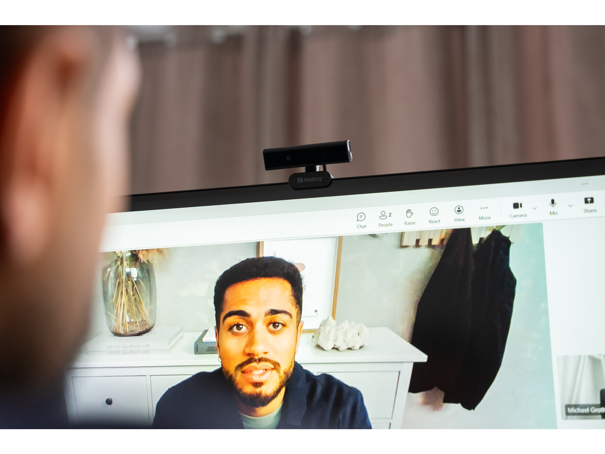 Sandberg Face Scan Webcam Mini 134-43 Thumbnail 5
