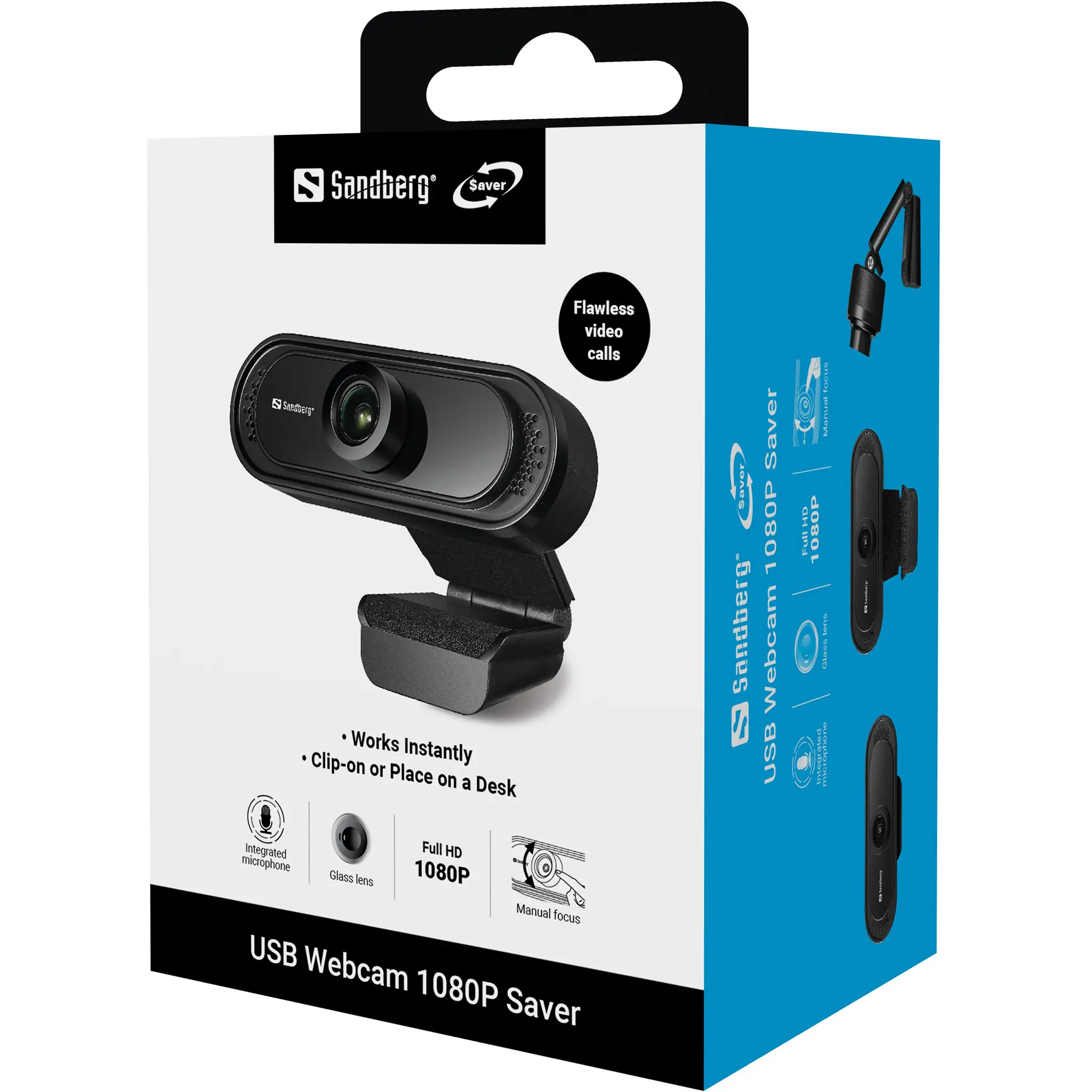 Sandberg USB Webcam 1080P Saver 333-96 Thumbnail 9