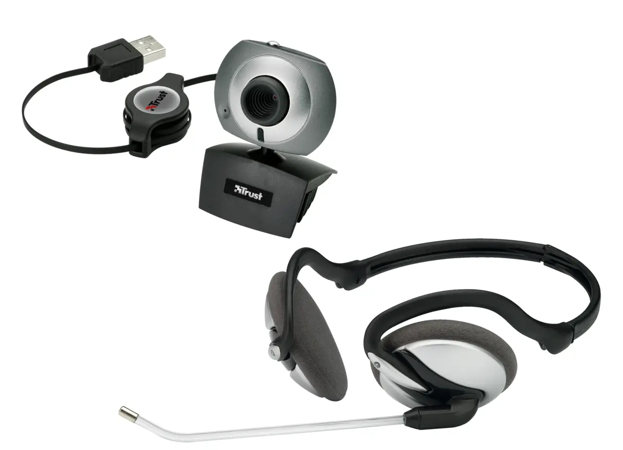Trust Chat & VoIP Pack Portable CP-2250p 15227 Webcam