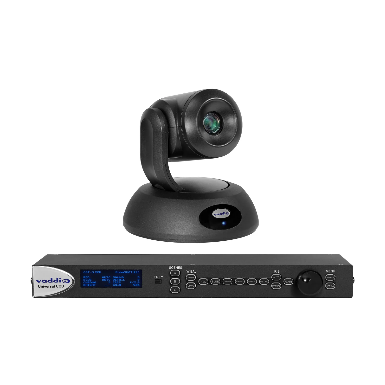 Vaddio RoboSHOT Video Conferencing Camera - 60 fps - Black - 1920 x 1080 Video - Exmor R CMOS Sensor 99999070000 999-99070-000 Webcam